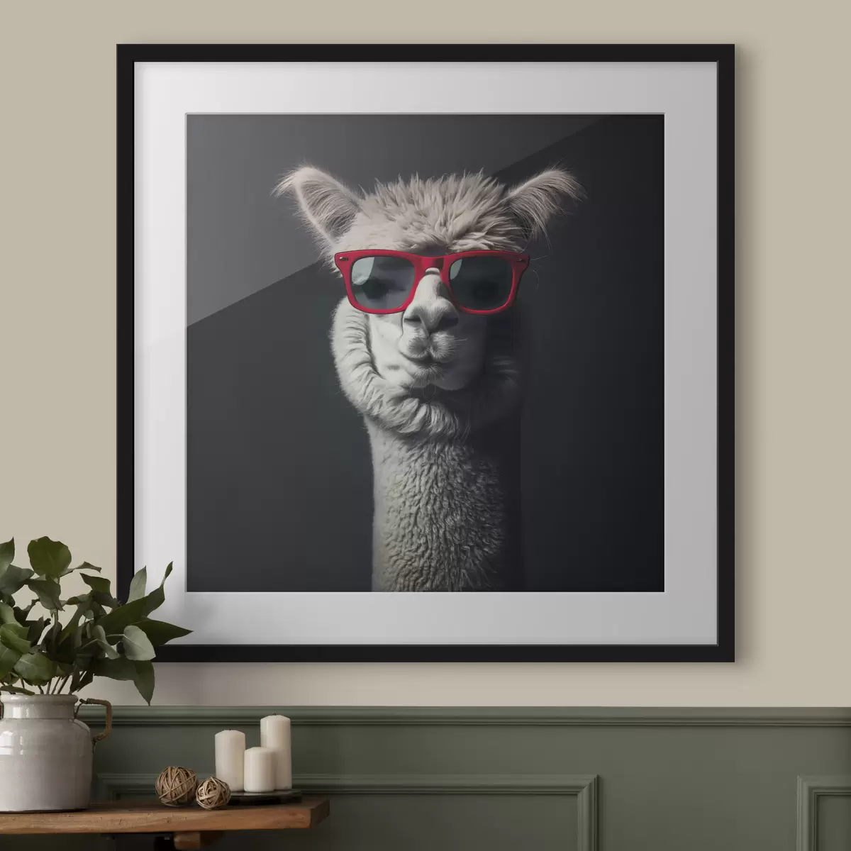 Poster Lama di carattere f40996
