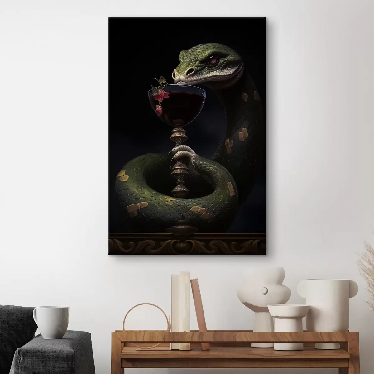 carta da parati vetro e serpente nr. s41140