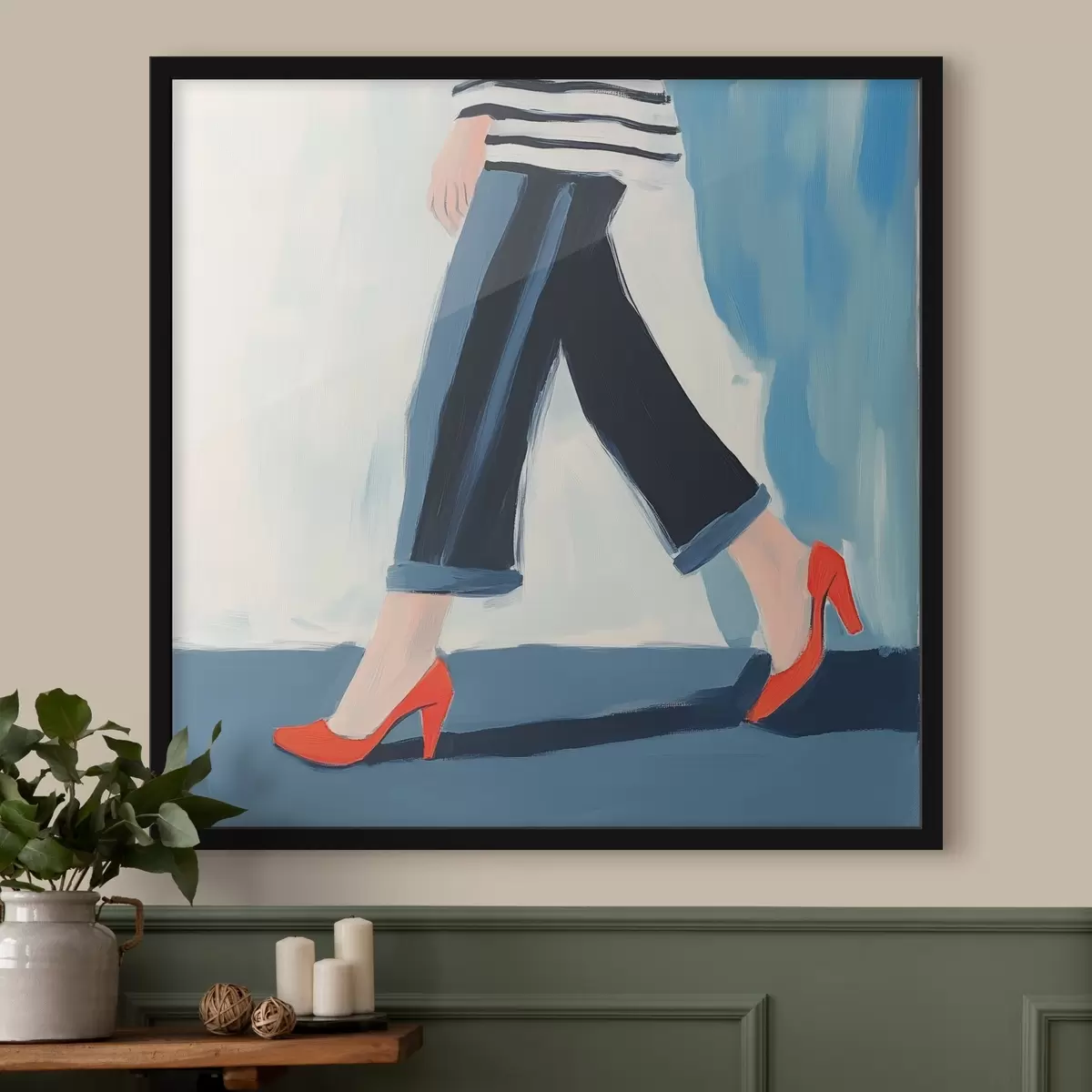 Poster L'andatura della ragazza f41161