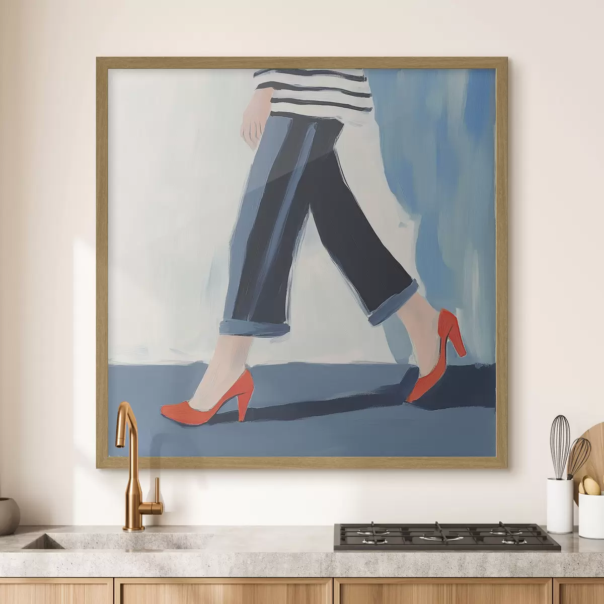 Poster L'andatura della ragazza f41161