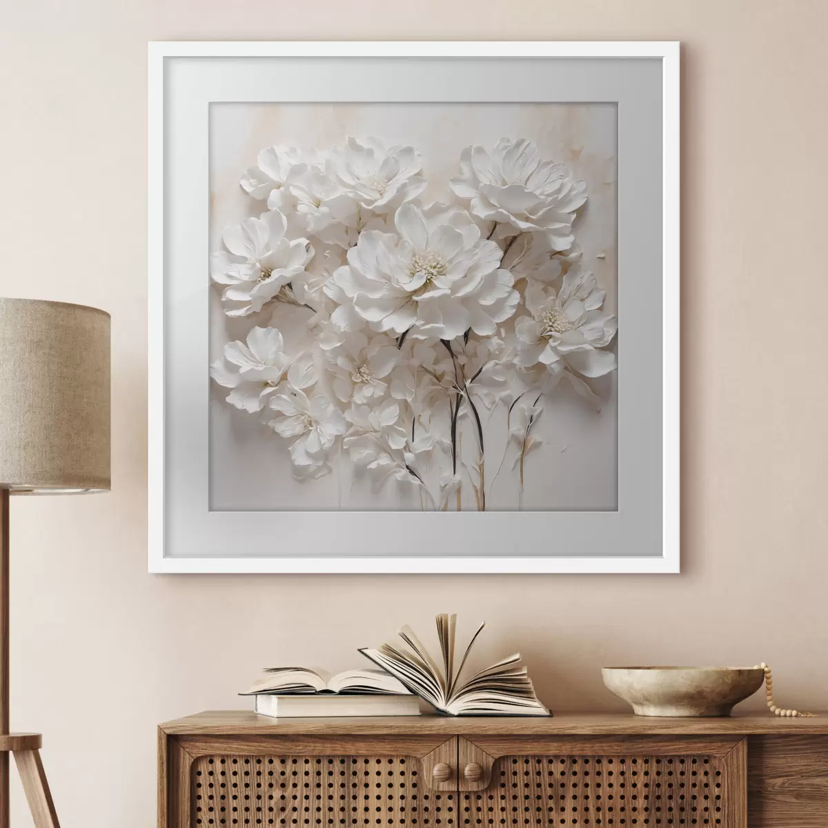 Poster Fiori su steli scuri f41042