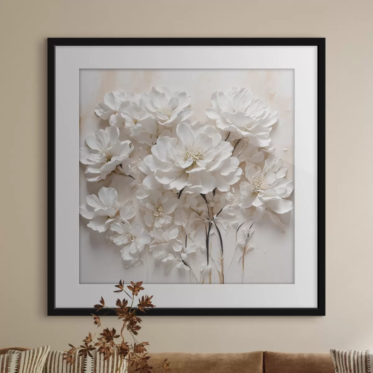 Poster Fiori su steli scuri f41042