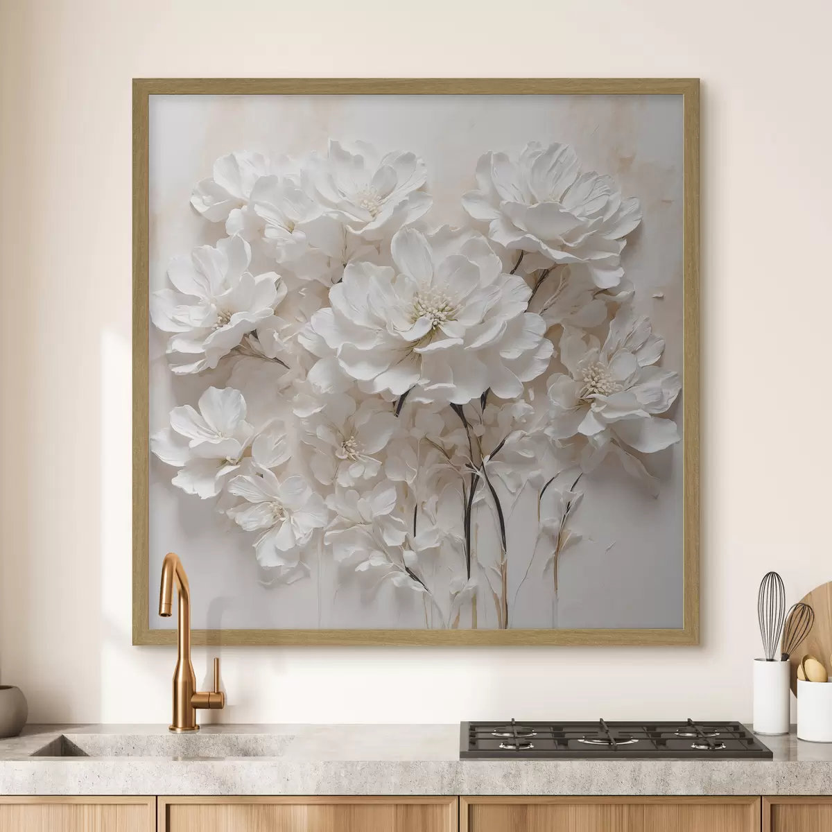 Poster Fiori su steli scuri f41042