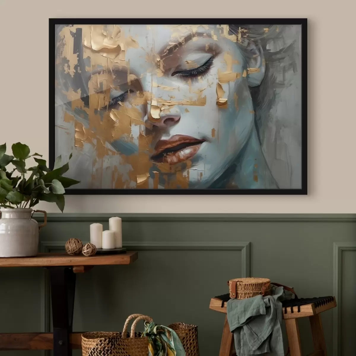 Poster Volto di una ragazza f41063