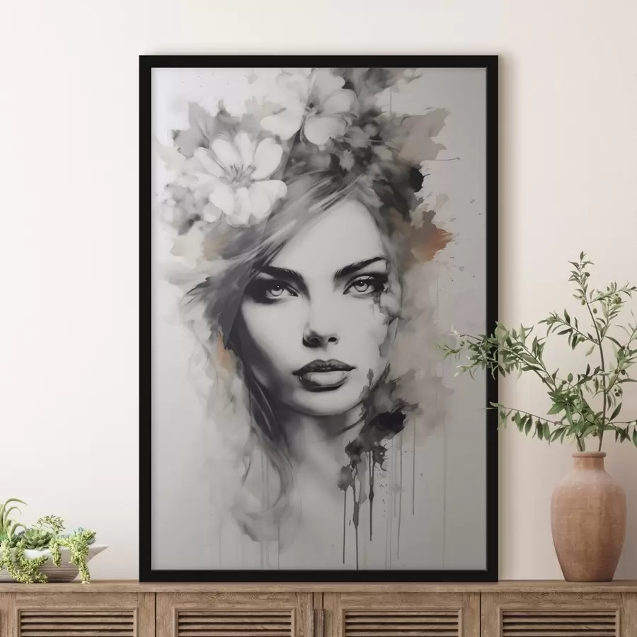 carta da parati Volto di ragazza nr. f41077