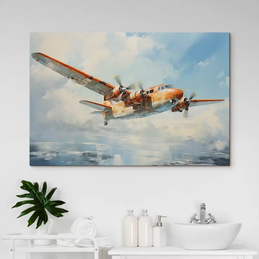 carta da parati L'aereo vola nel cielo nr. s41239