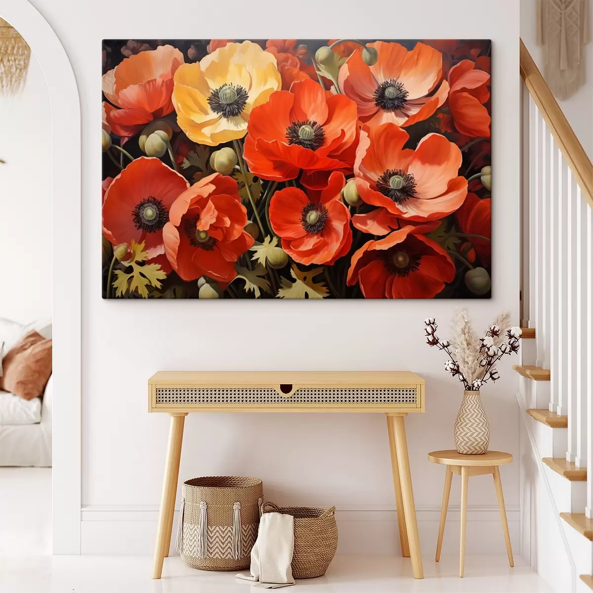 carta da parati Papaveri rossi e arancioni nr. s41243