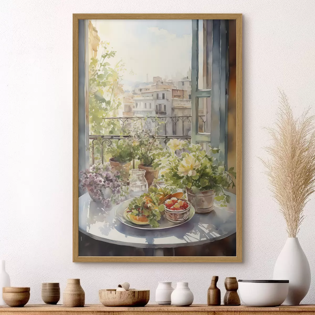 Poster Cucina e incontro f41168