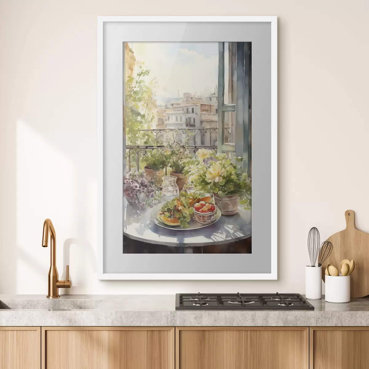 Poster Cucina e incontro f41168