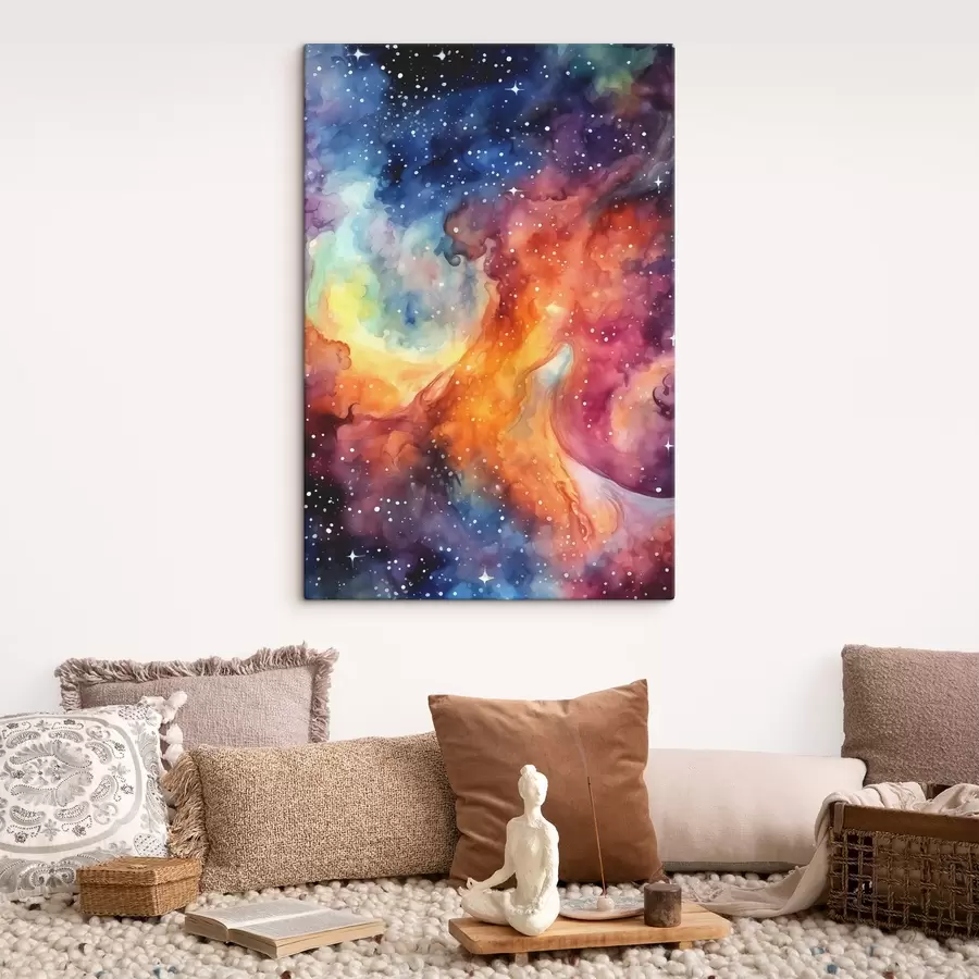 carta da parati I colori vibranti della distesa cosmica nr. s39019