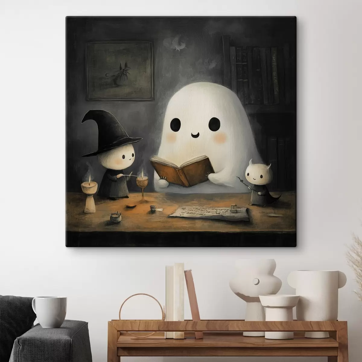 carta da parati Privyd legge un libro ai suoi amici nr. s41343