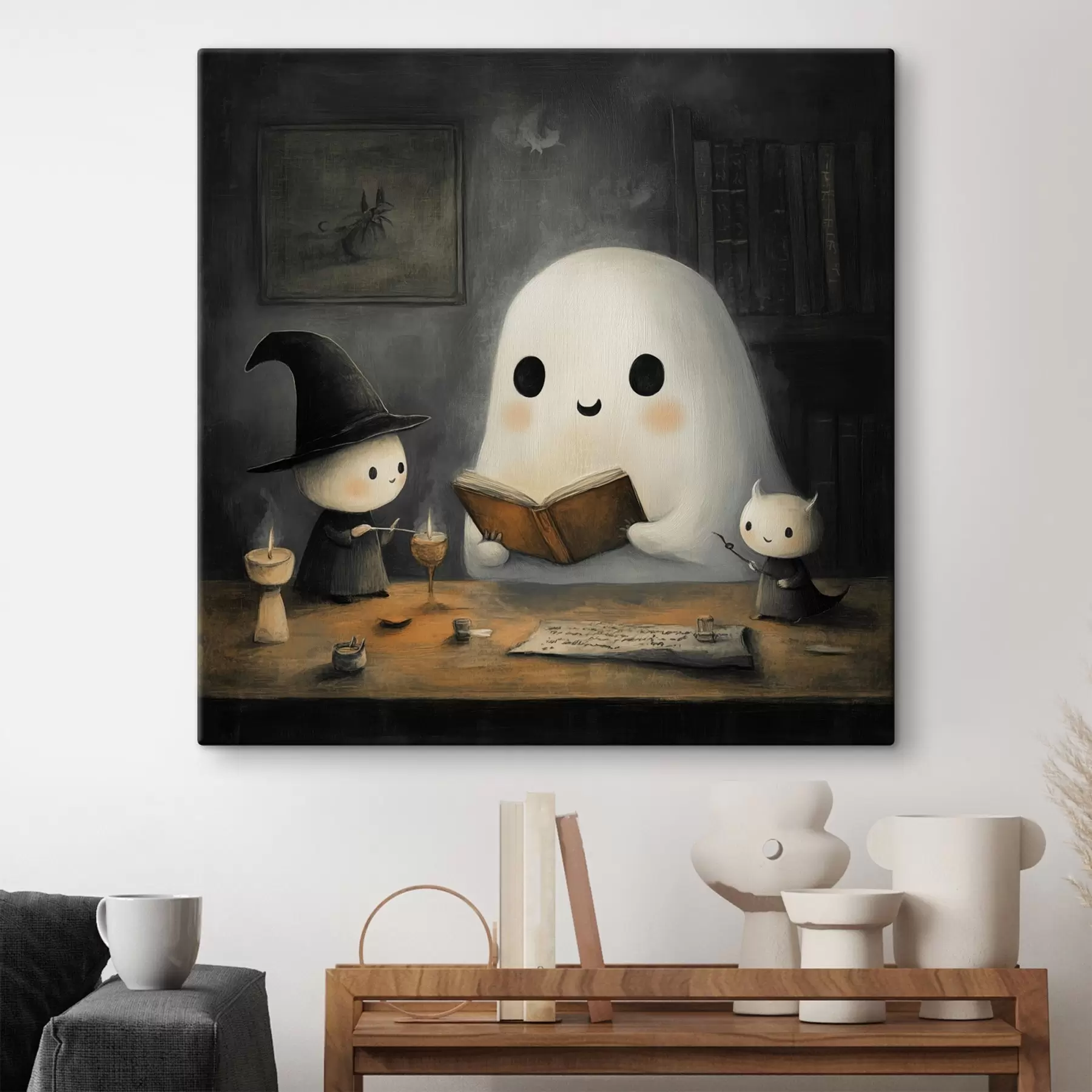 carta da parati Privyd legge un libro ai suoi amici nr. s41343