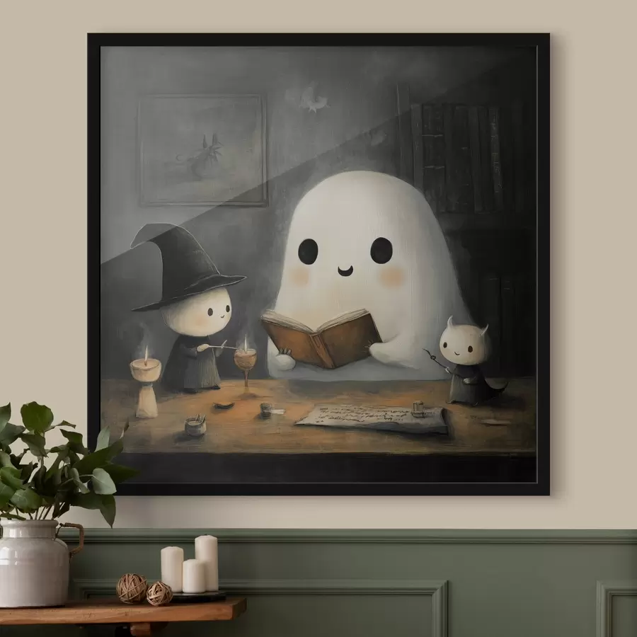 carta da parati Privyd legge un libro ai suoi amici nr. f41343