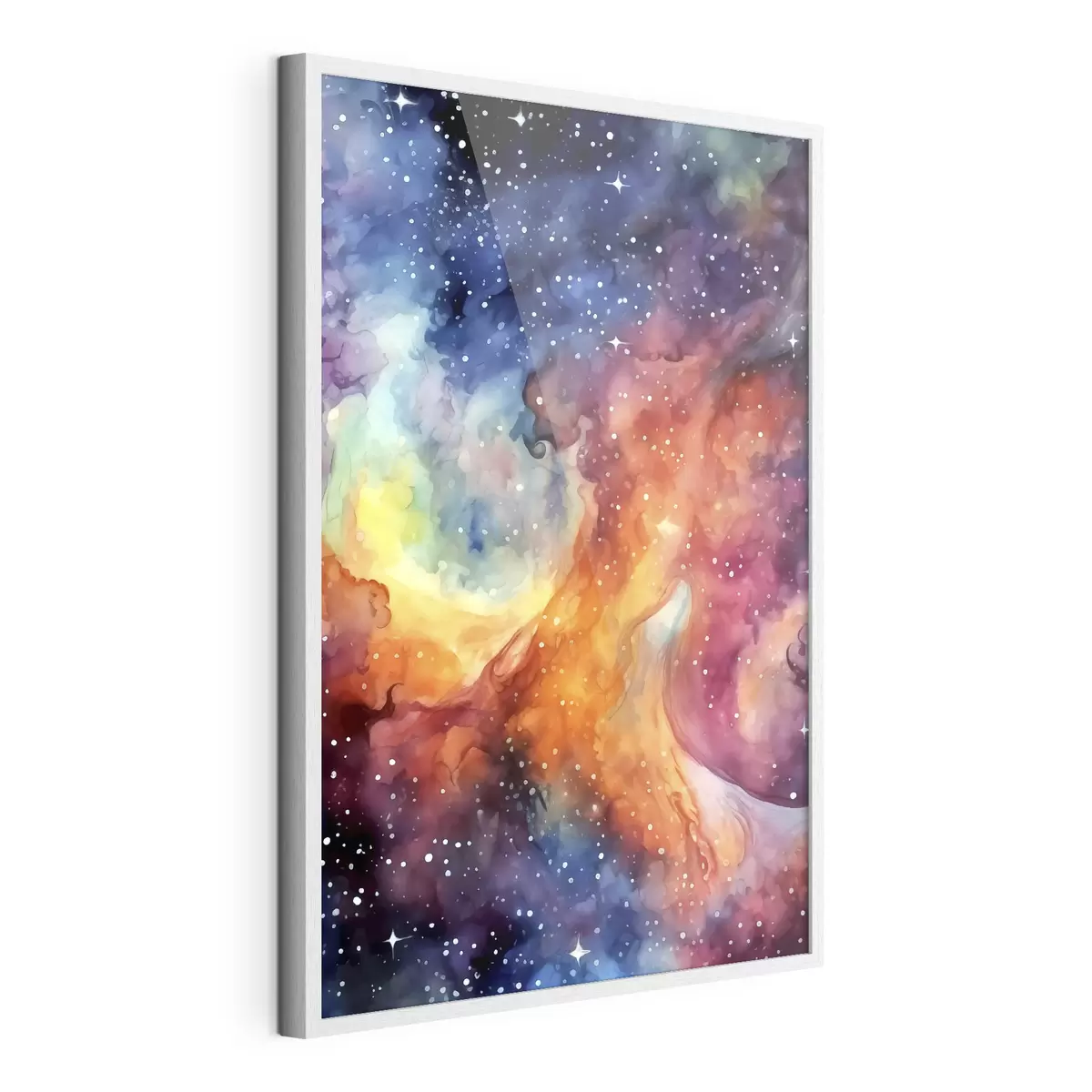 Poster Danza cosmica di tonalità vibranti f39019