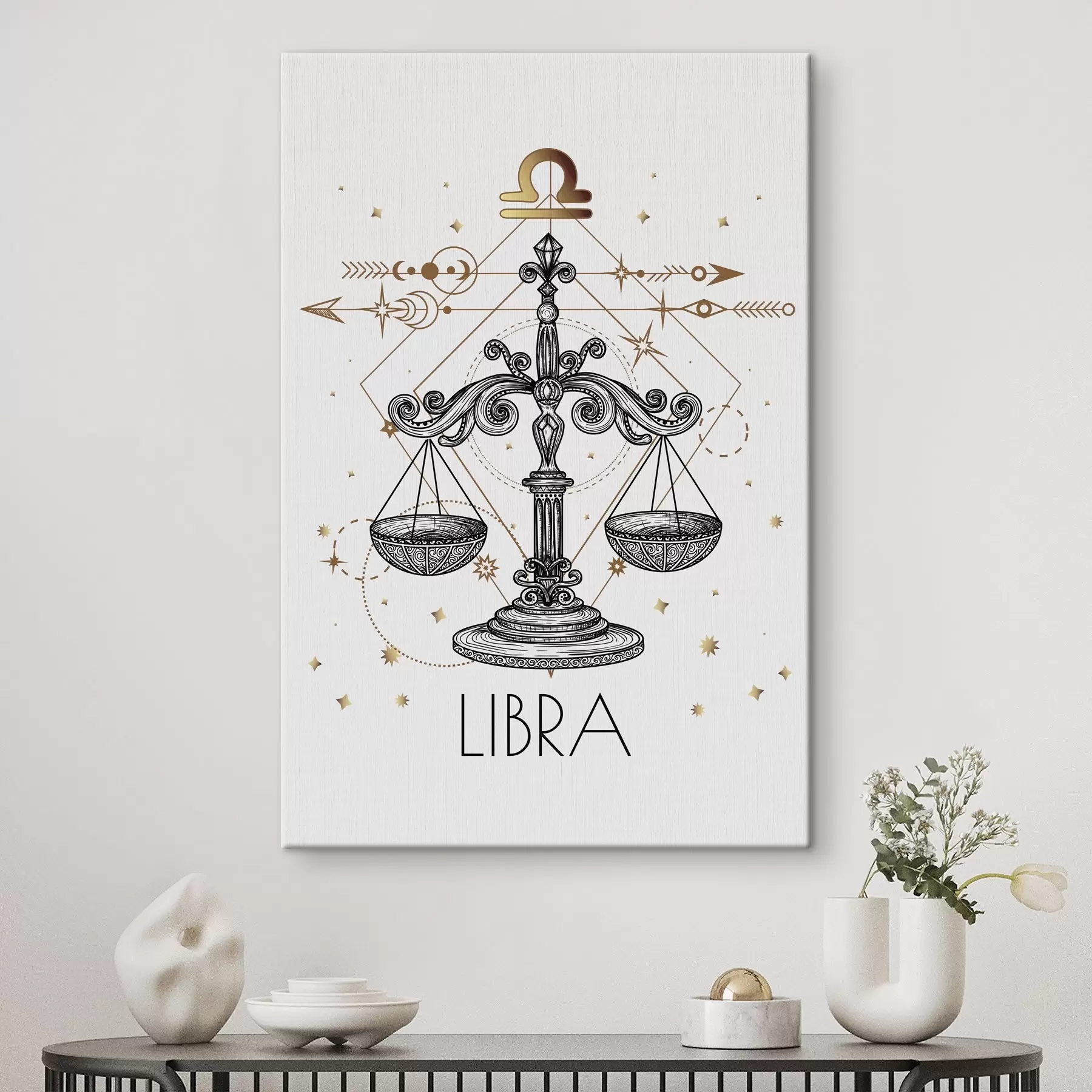 carta da parati Disegno del segno zodiacale della Bilancia nr. s37305