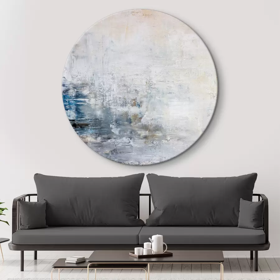 carta da parati Muro di cemento vecchio blu e bianco nr. r34110