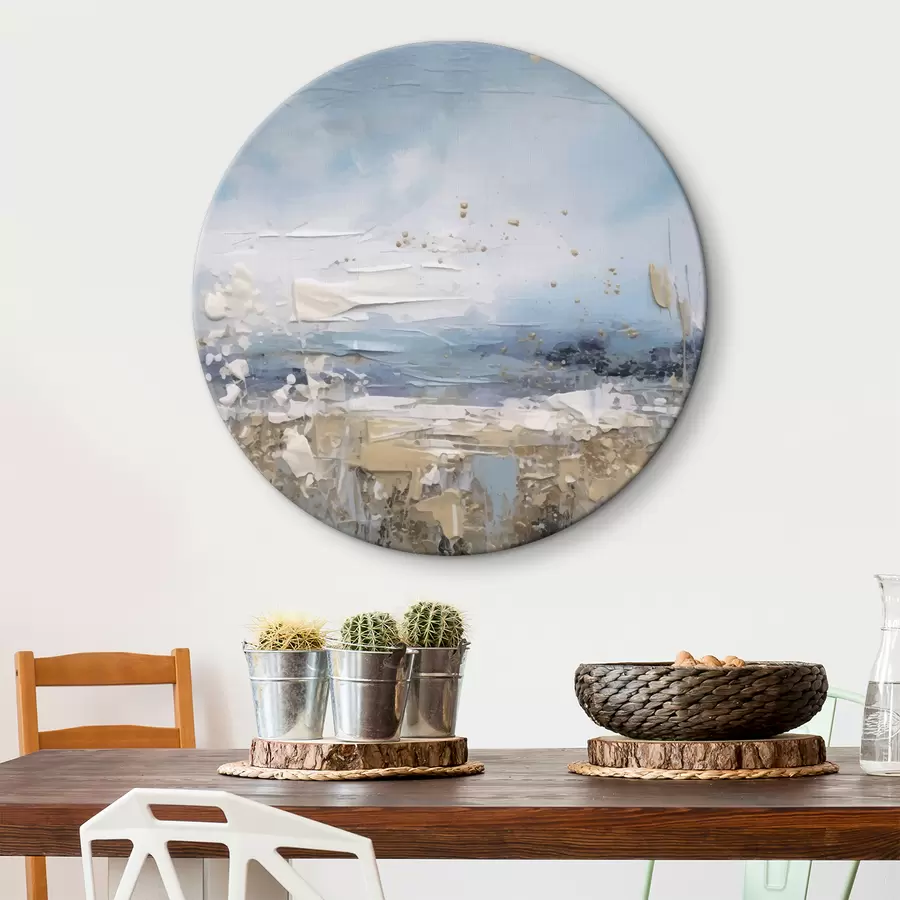 carta da parati Arte astratta nei toni del blu nr. r35430