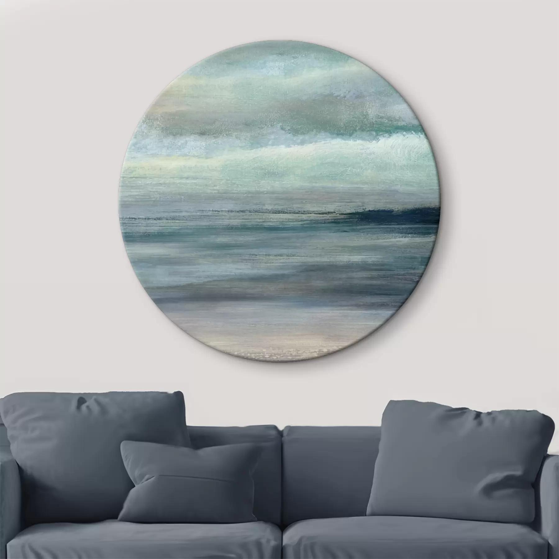 carta da parati Paesaggio astratto blu nr. r35714