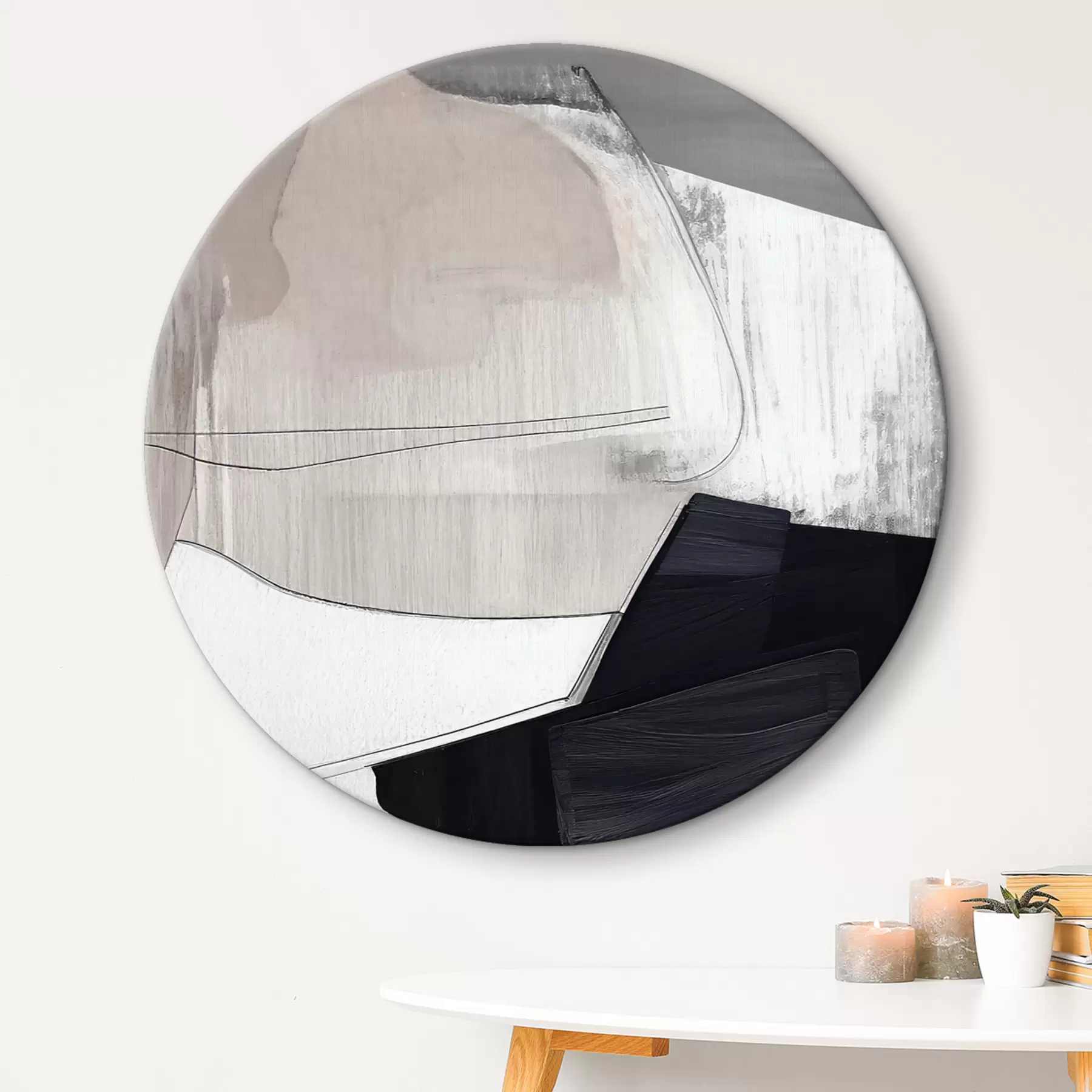 carta da parati Arte astratta in bianco e nero nr. r36039