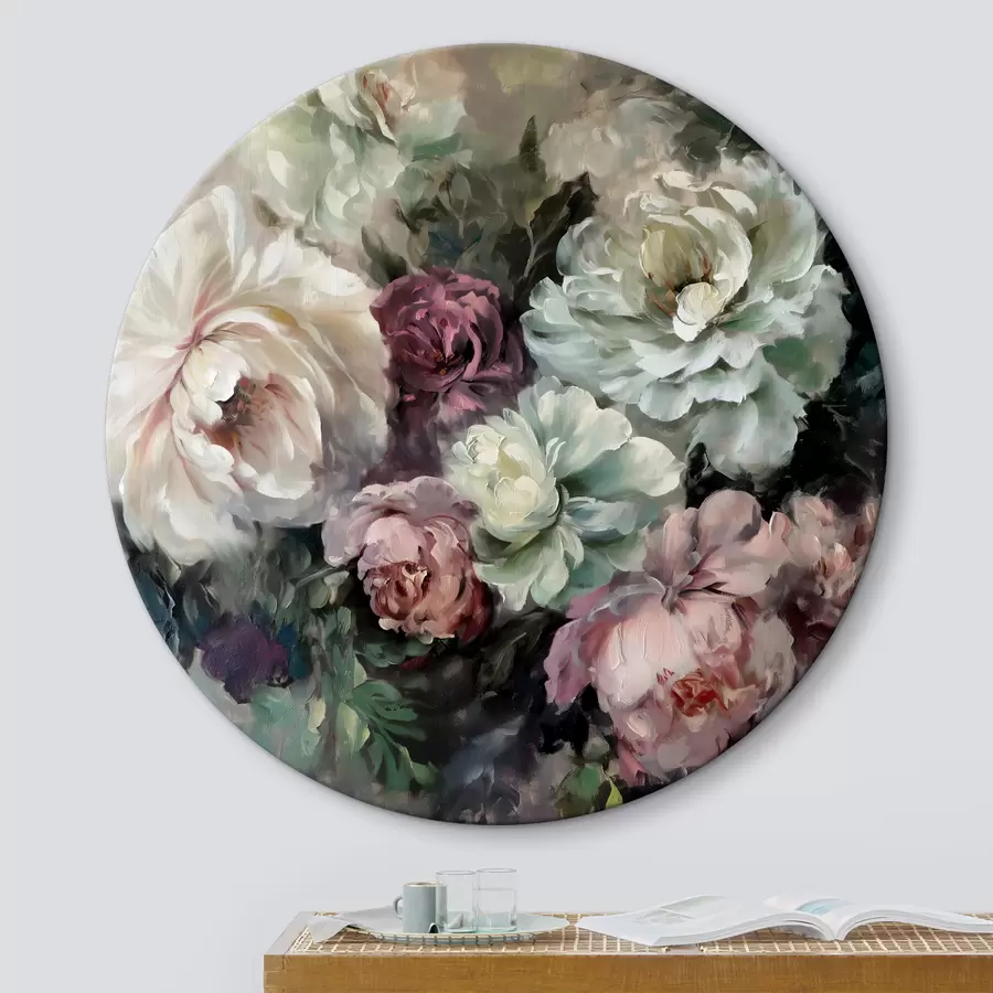 carta da parati Un mucchio di peonie colorate nr. r38646