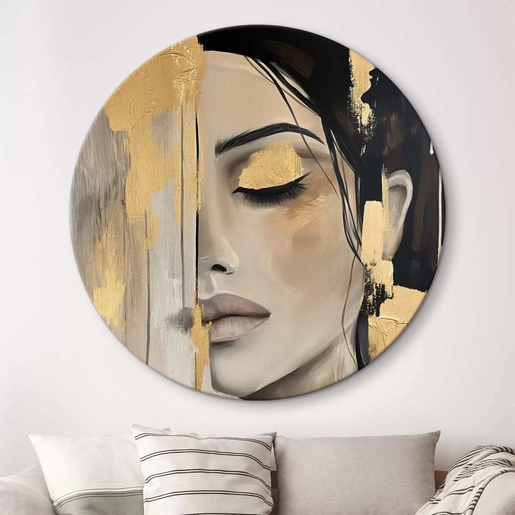 carta da parati La ragazza in vernice nr. r38793