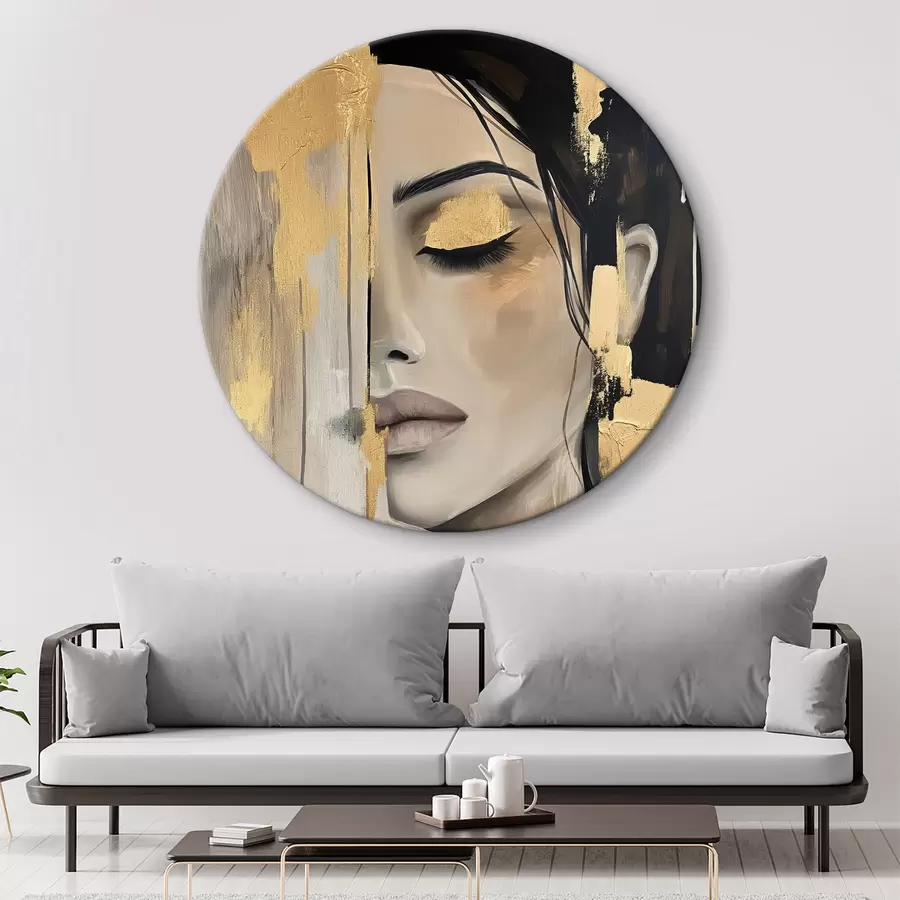 carta da parati La ragazza in vernice nr. r38793