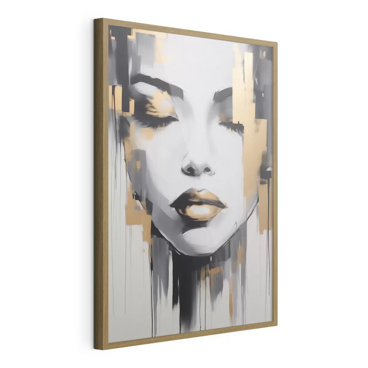 Poster Ragazza astrazione stile moderno f41327