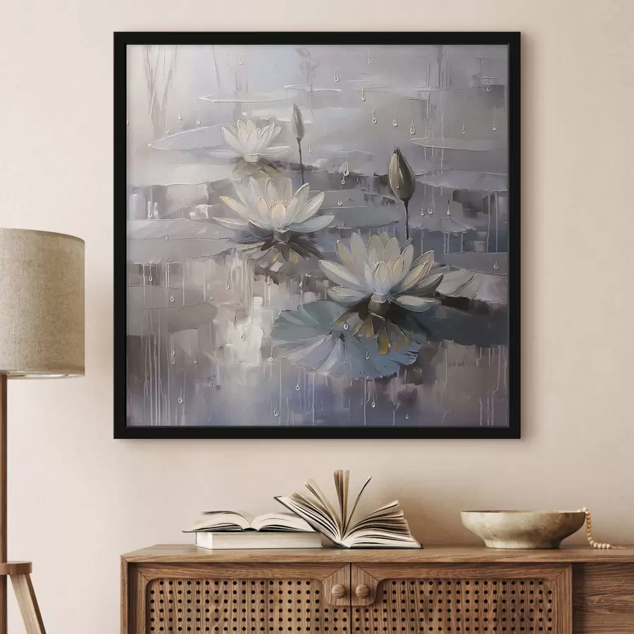 carta da parati Le ninfee eleganti sono una nuova tendenza nr. f41400