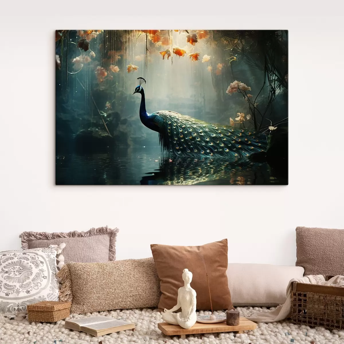 carta da parati Splendido pavone nr. s41425