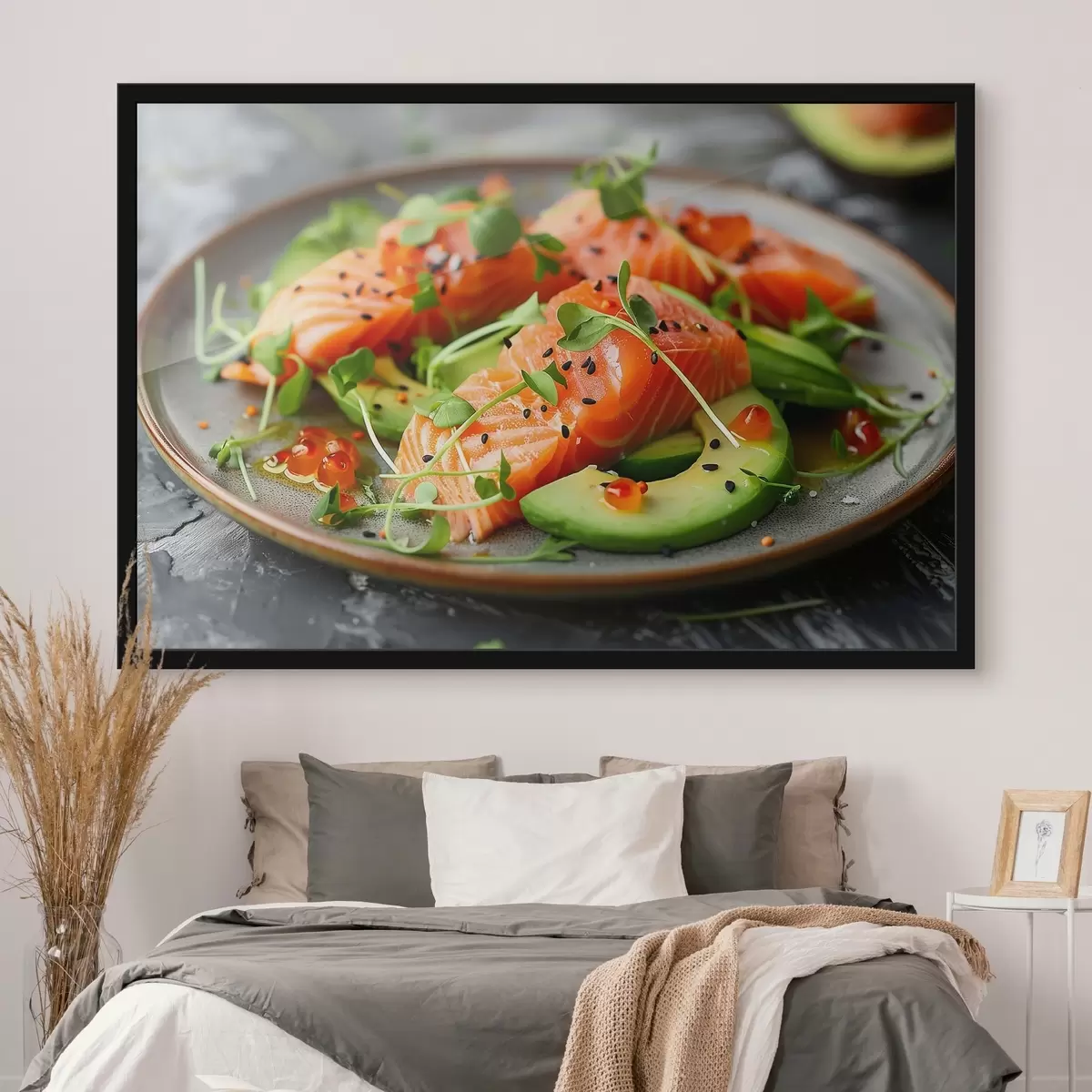 Poster Colazione, salmone con avocado f41420