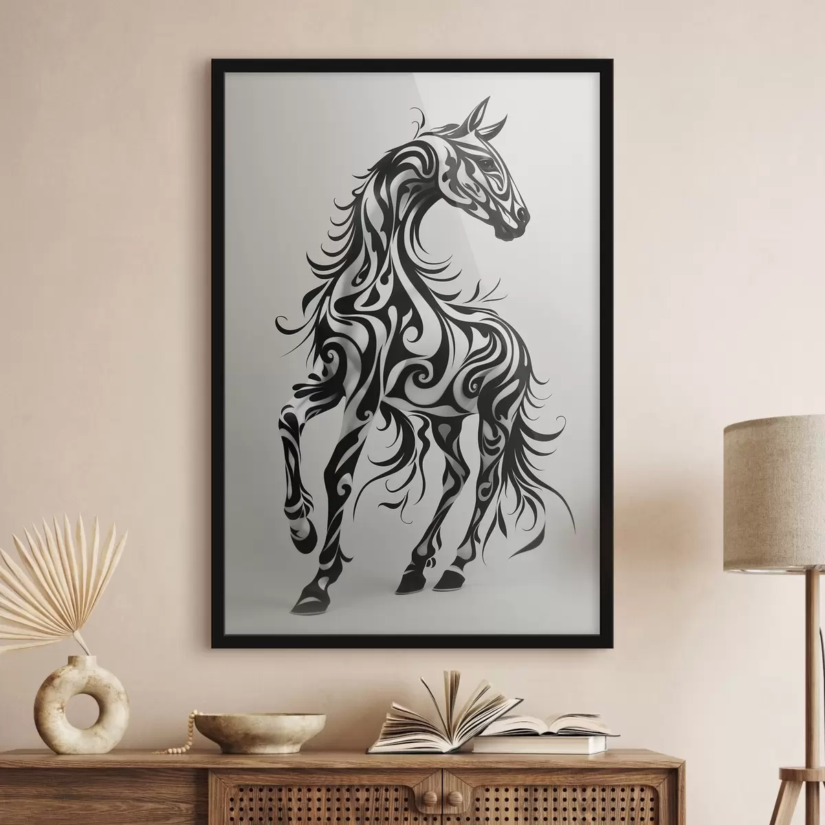 Poster Cavallo astratto f41423