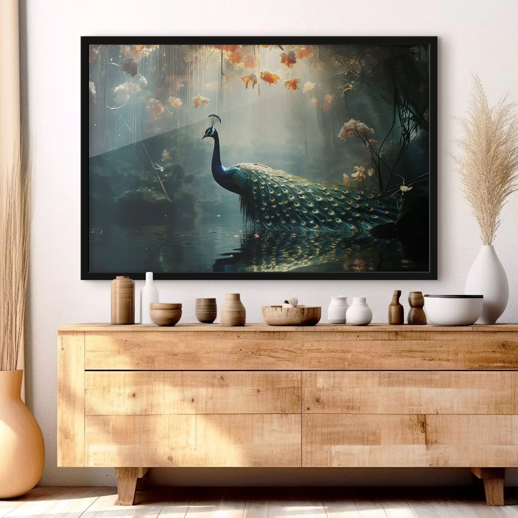 carta da parati Splendido pavone nr. f41425