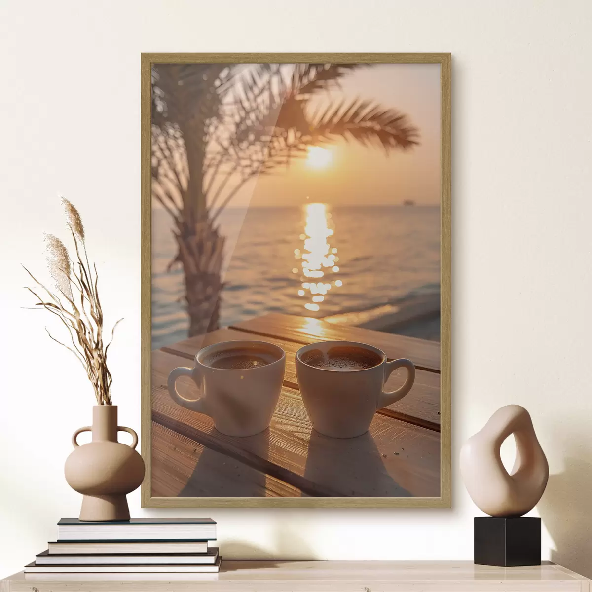 Poster Caffè in riva al mare f41431