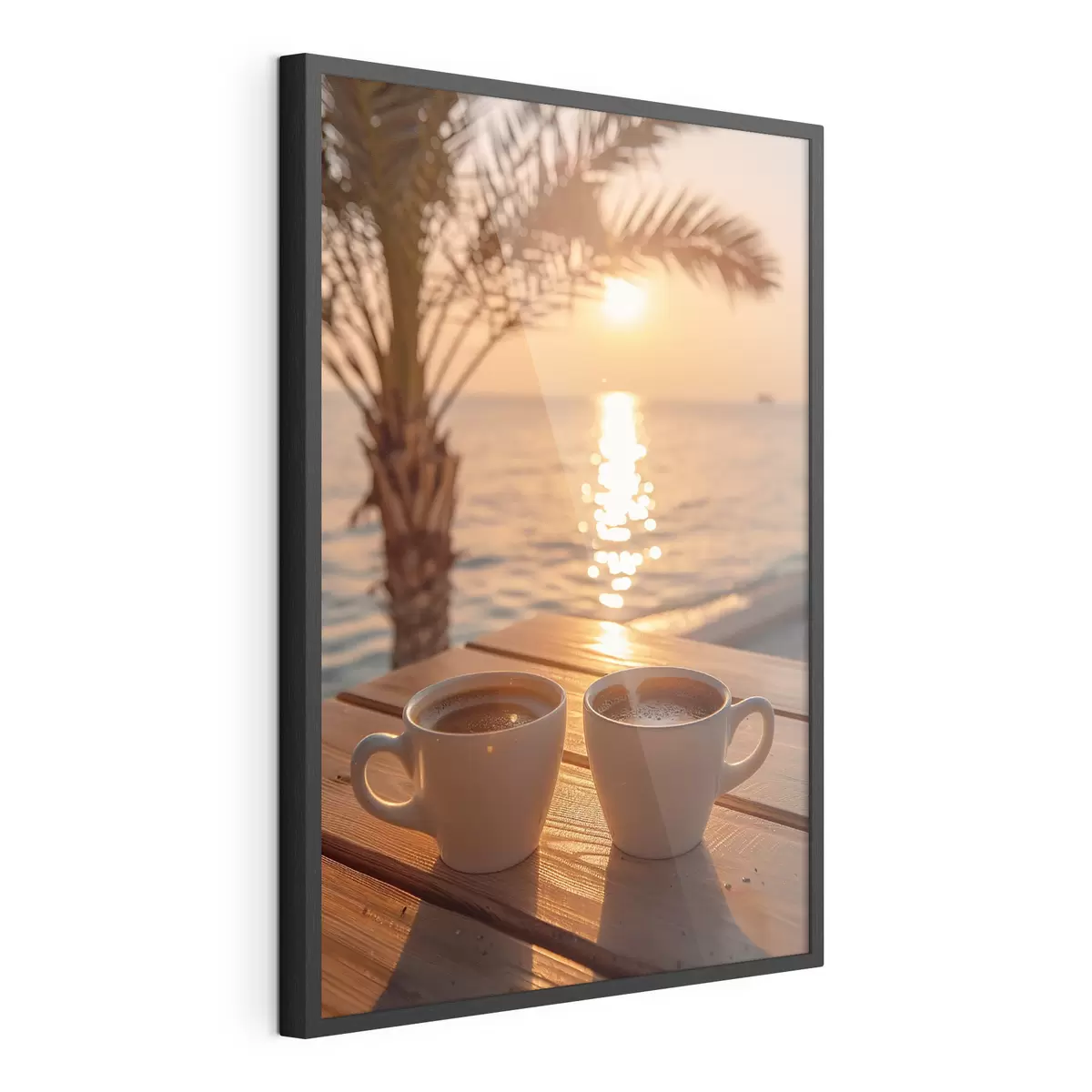 Poster Caffè in riva al mare f41431