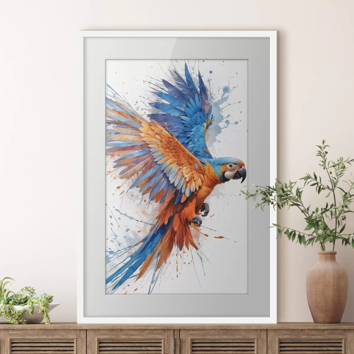 Poster Uccelli e pausa f41250