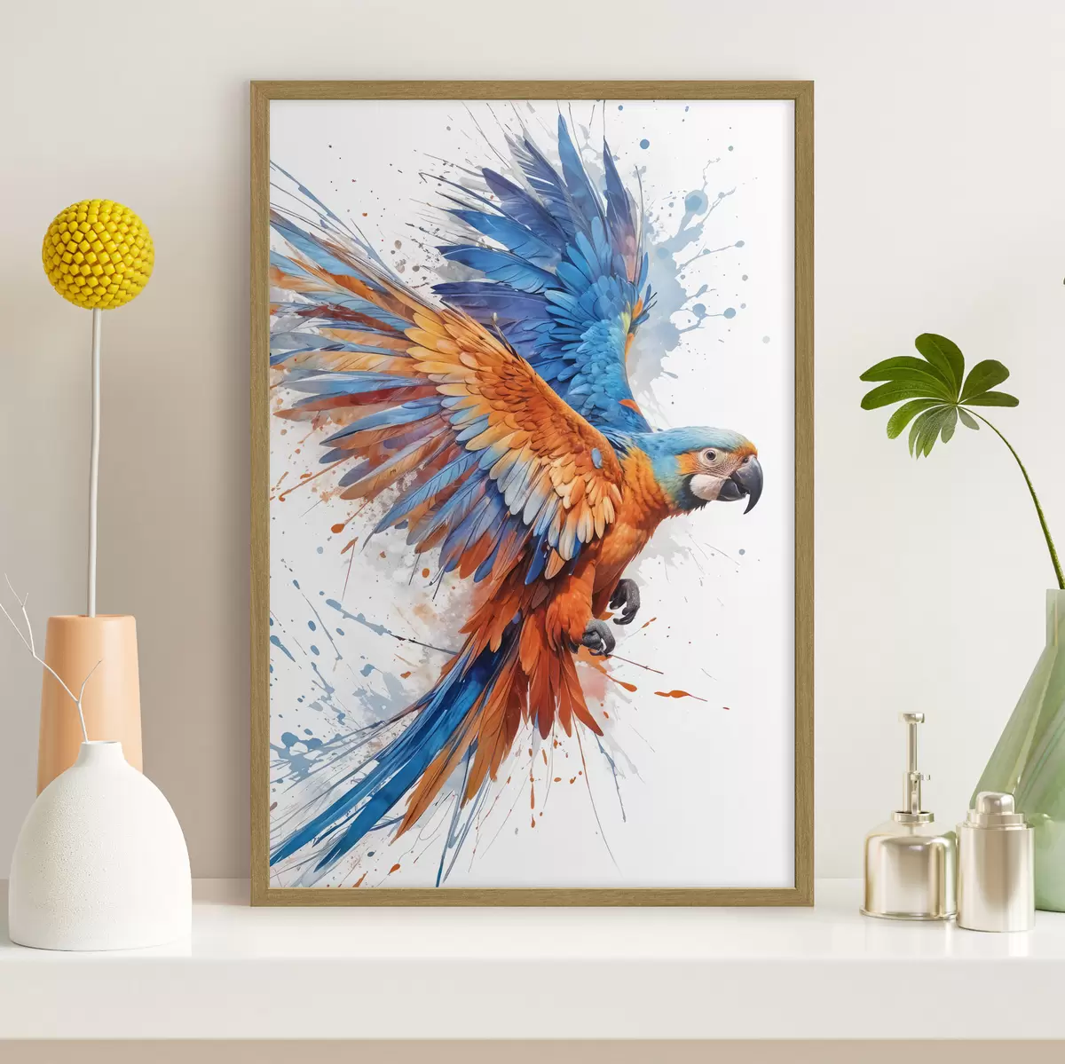 Poster Uccelli e pausa f41250