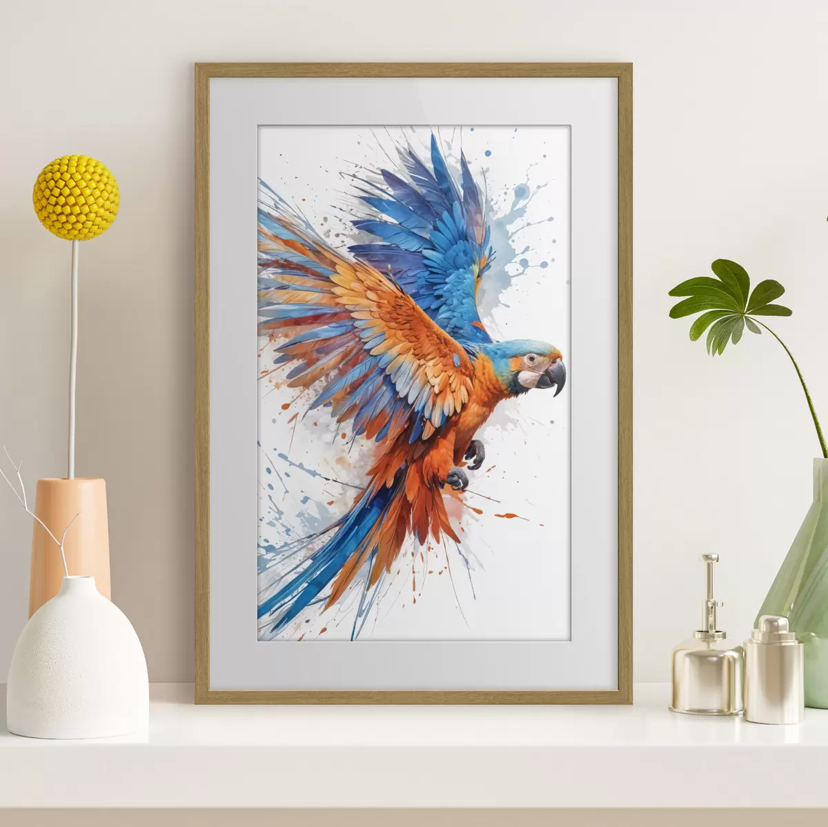 Poster Uccelli e pausa f41250