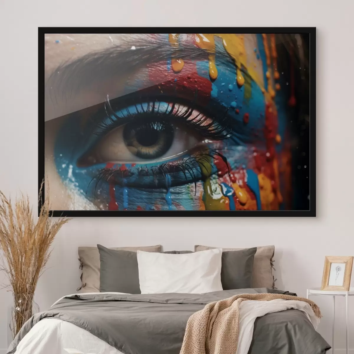 Poster Colori vivaci, vernici, occhio f41205