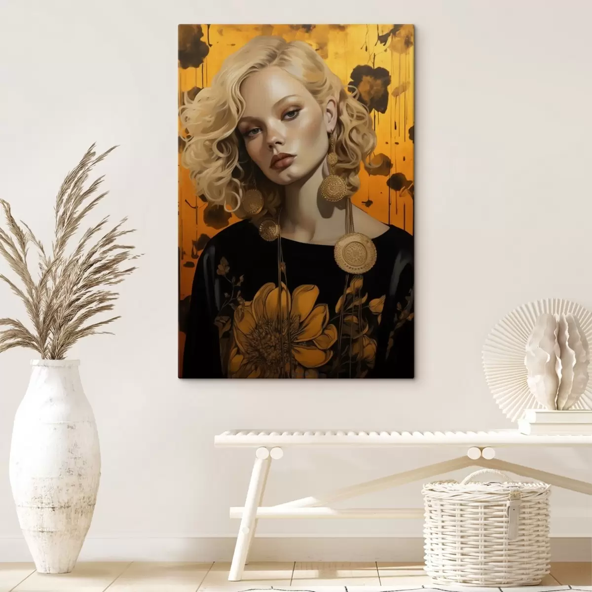 carta da parati Ragazza dai colori vivaci nr. s41193