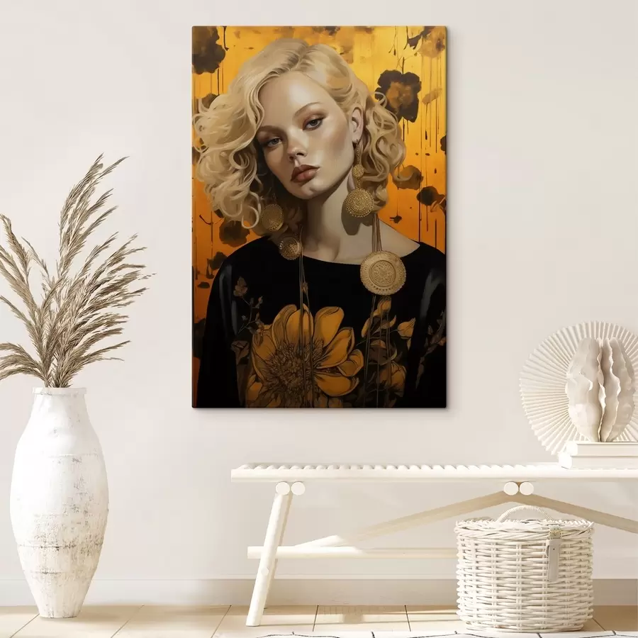 carta da parati Ragazza dai colori vivaci nr. s41193