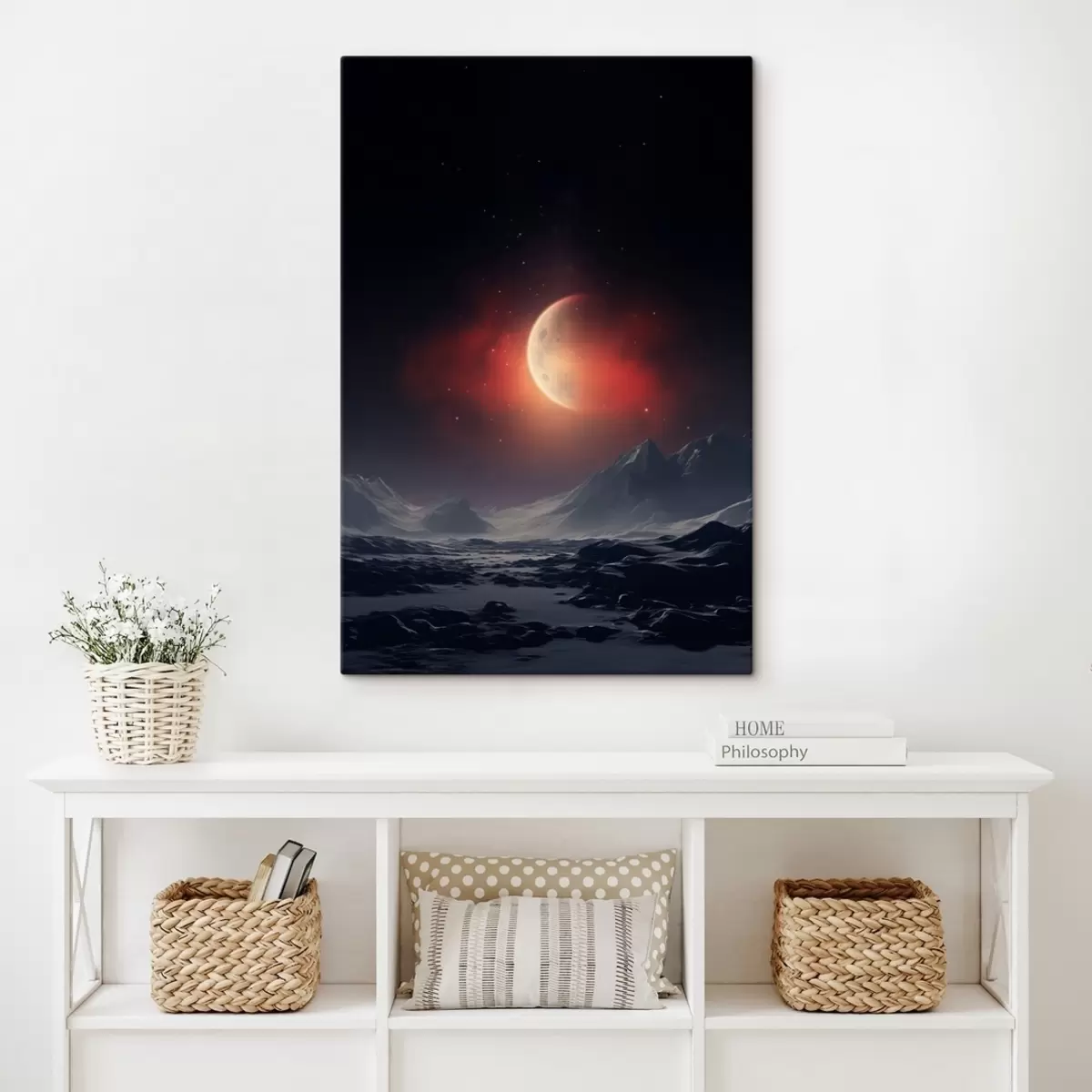 carta da parati Tramonto con vista su Marte nr. s41202