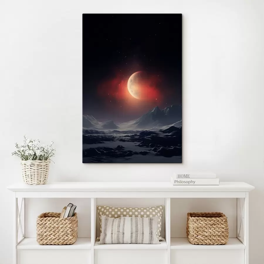 carta da parati Tramonto con vista su Marte nr. s41202