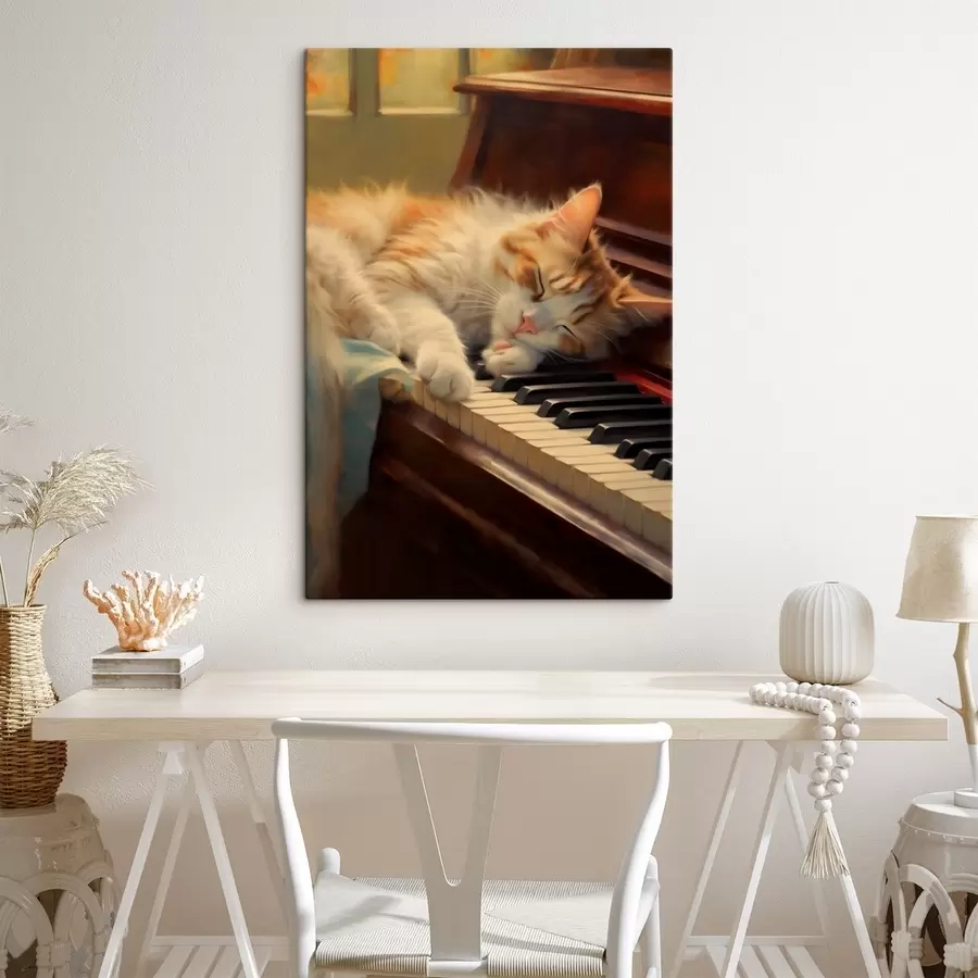 carta da parati Gatto al pianoforte nr. s41217