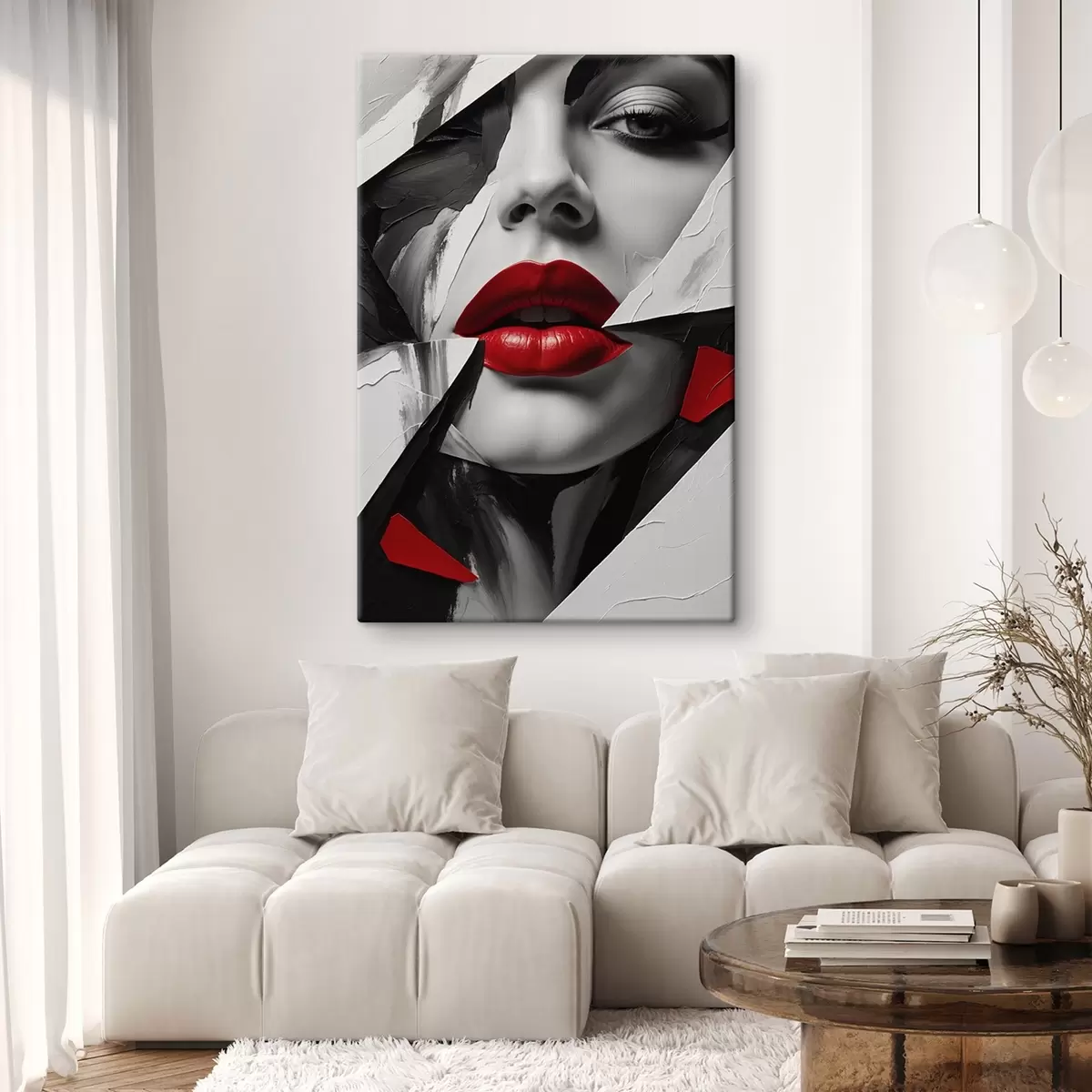 carta da parati Volto di ragazza in argilla nr. s41287