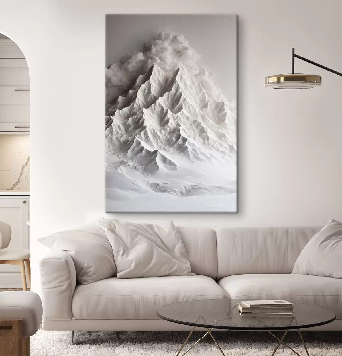 carta da parati Montagna di neve nr. s41306