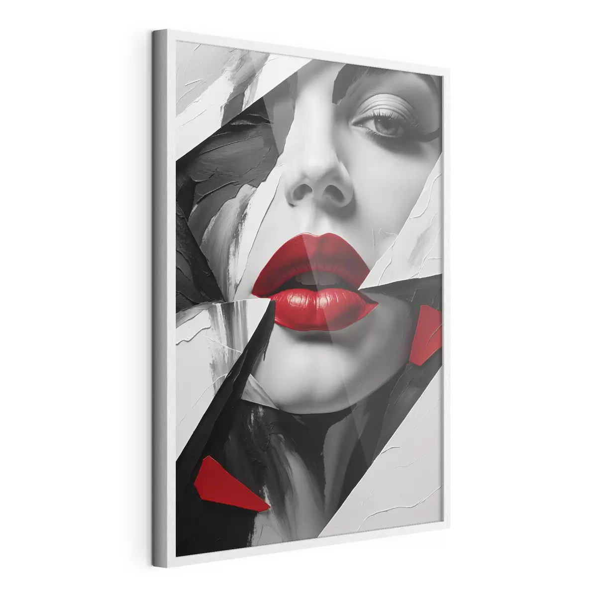 Poster Volto di ragazza in argilla f41287