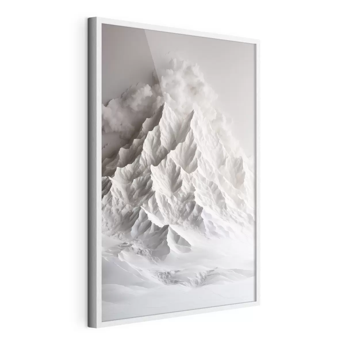 Poster Montagna di neve f41306