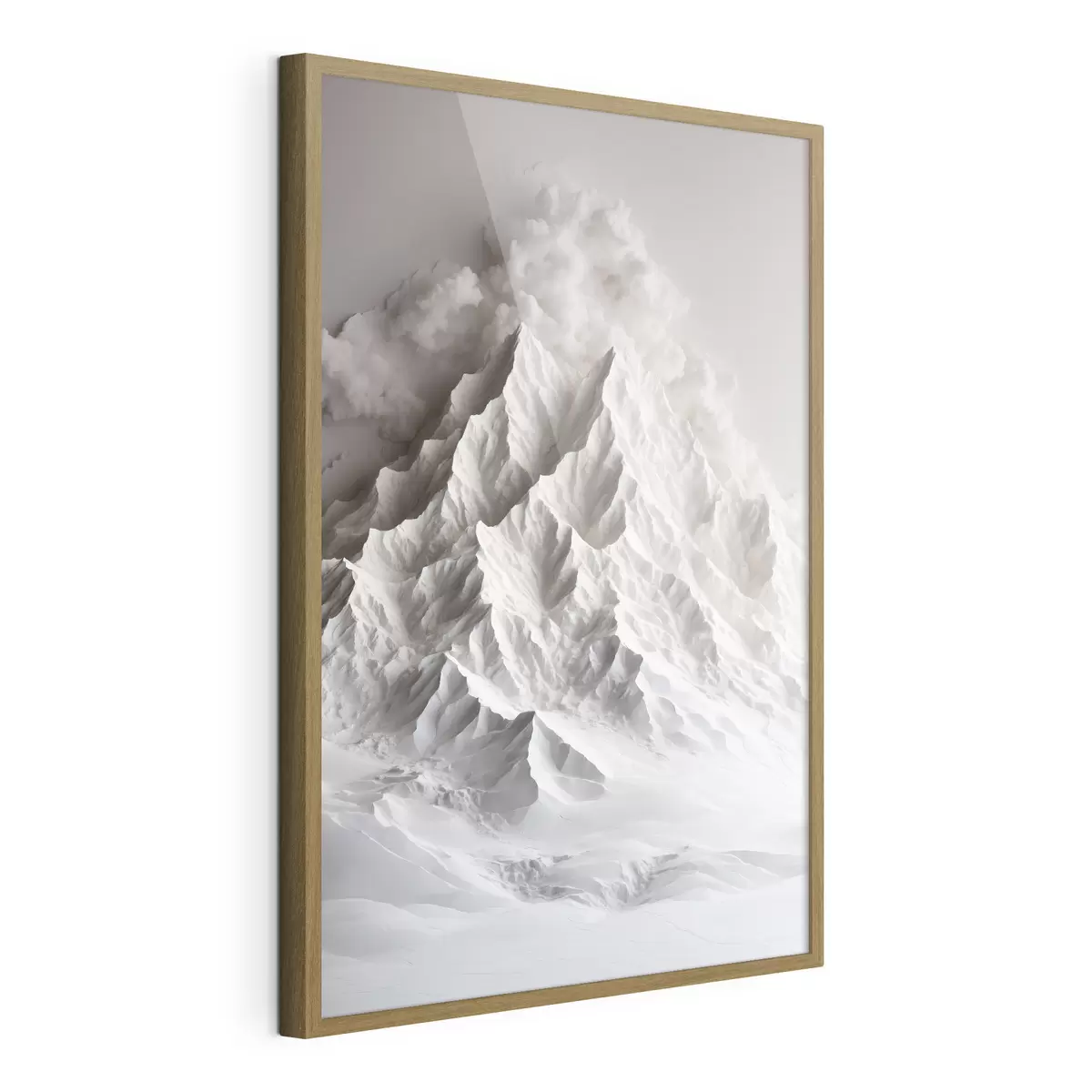 Poster Montagna di neve f41306