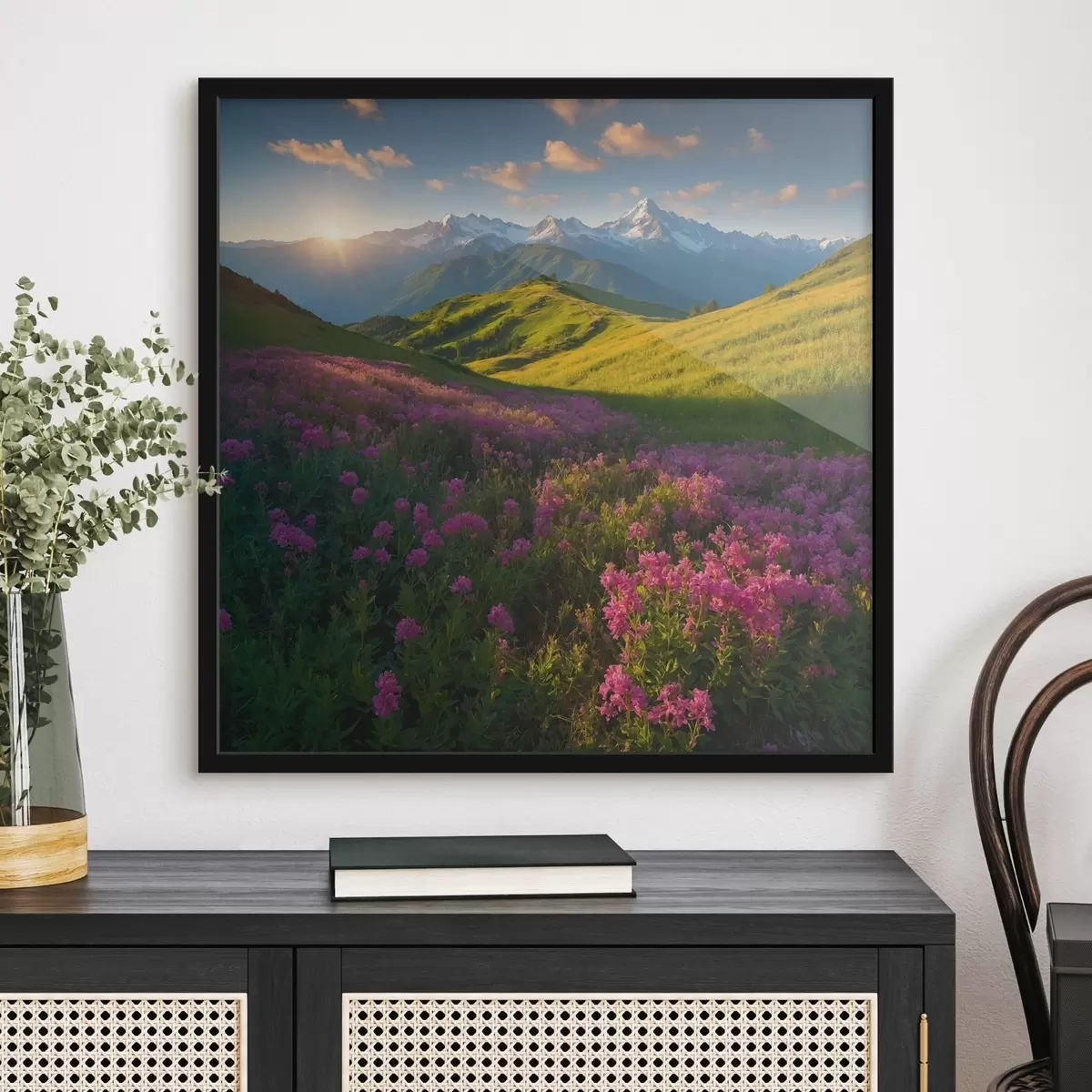Poster Violette in cima alle montagne f41317
