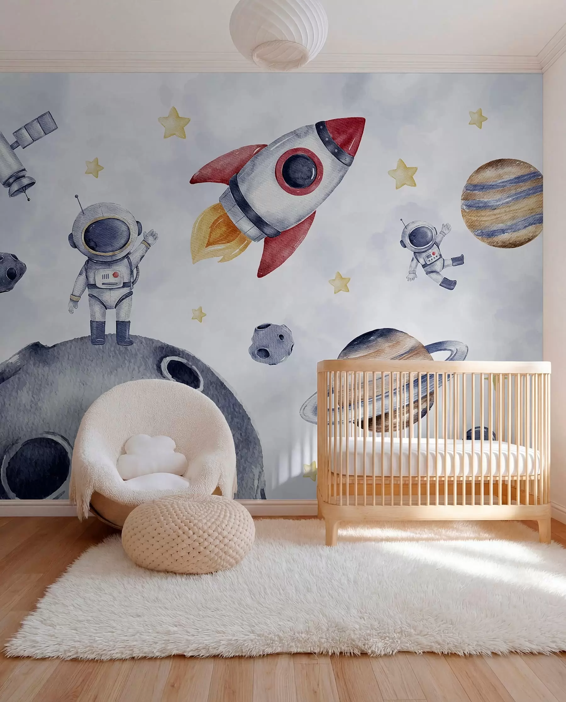 carta da parati Piccoli astronauti in volo nr. w01461